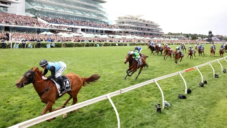 Flemington Racecourse during the Melbourne Spring Racing Carnival