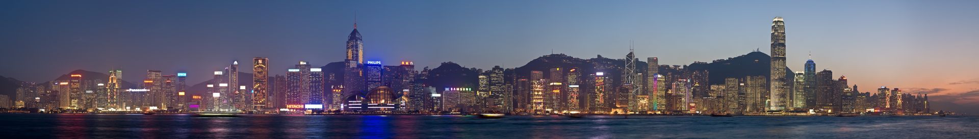 Hong Kong skyline harbour view luxury international travel destination