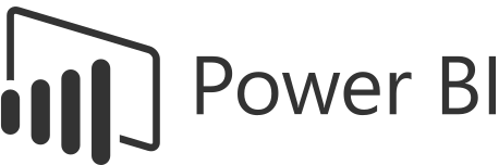 O logotipo do power bi é preto e branco e parece um livro.