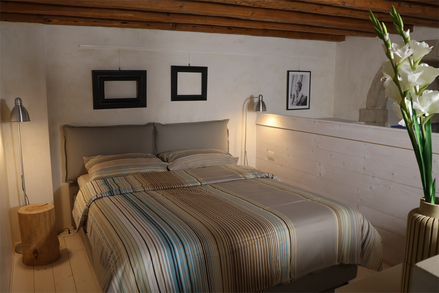 Camera matrimoniale con letto King Size a Casa Pannella, Vittorio Veneto