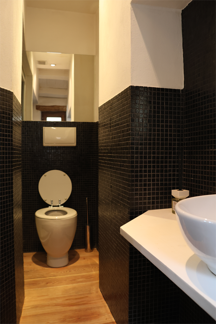 Bagno privato con doccia di Casa Pannella