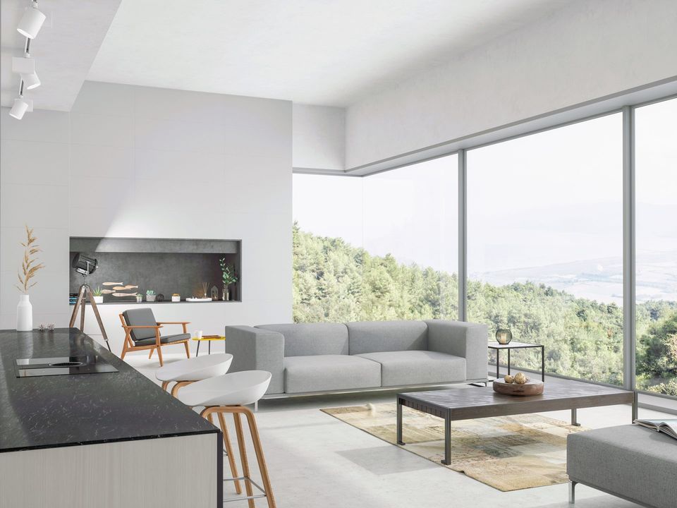 Modern Living Room and Kitchen Interior with Nature View | Port Pirie, Sa | Johnson Home Improvements