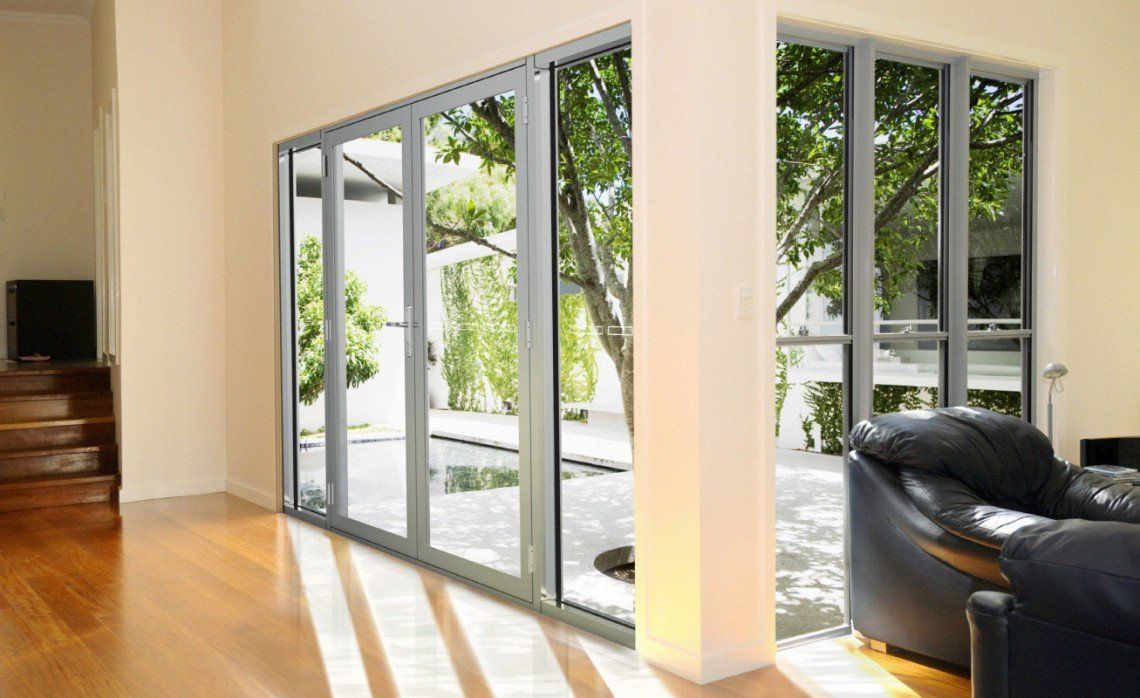 Aluminium Hinged Doors and Tree Outside | Port Pirie, Sa | Johnson Home Improvements