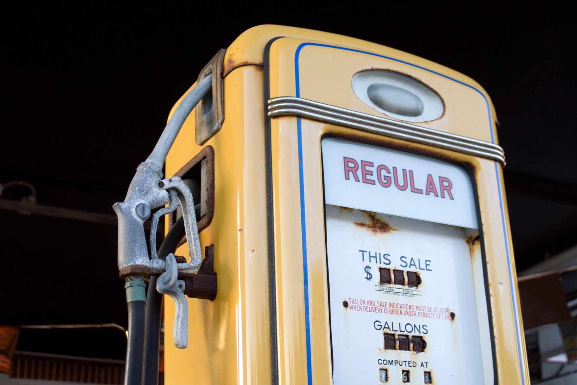 Vintage Gas Pump — Asheville, NC  — Biltmore Oil