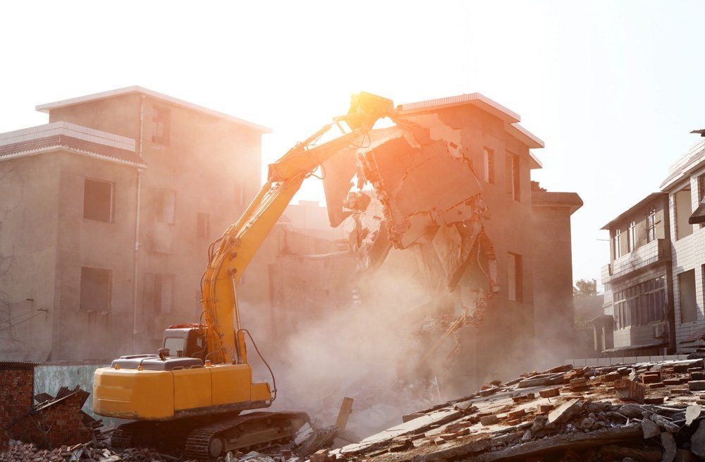 Demolishing A House — Allcoast Group Demolition in Sunshine Coast, QLD