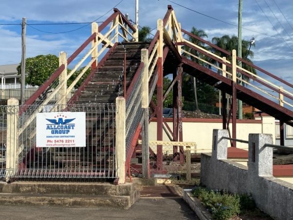 Commercial Demolition Work on a Sunshine Coast railway bridge