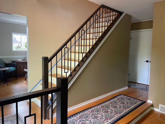 Modern Railings with Iron Square Modern Railings with Iron Square