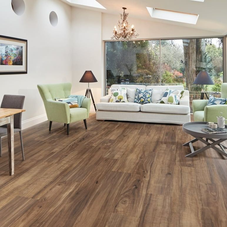 Living Room With Hardwood Floors — Mareeba Floor Covering Centre in Tablelands, QLD