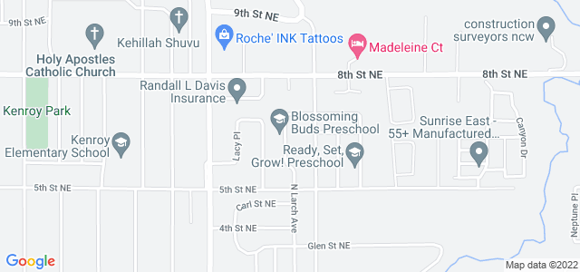 Map of business location