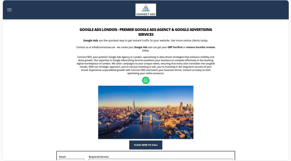 Google ads London