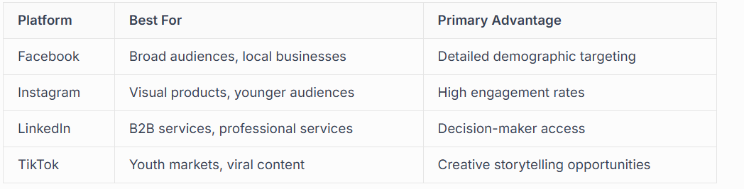 SOCIAL MEDIA ADVERTISING 