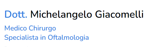 Oculista Michelangelo Giacomelli logo