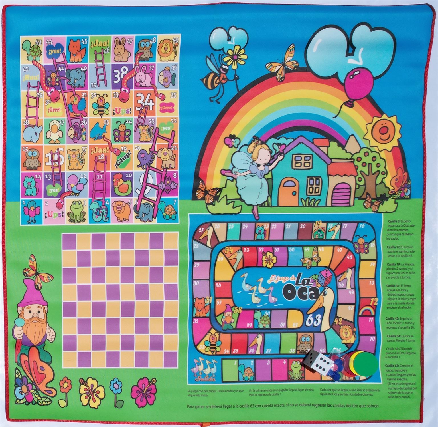 Tapete Multijuegos