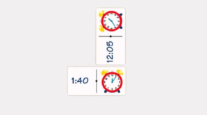 DOMINÓ RELOJ