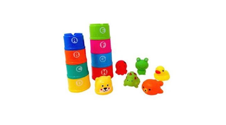 SET DE BAÑO VASOS APILABLES