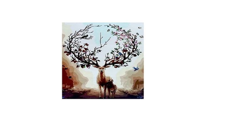 ARTE POR NÚMERO CIERVO MÁGICO