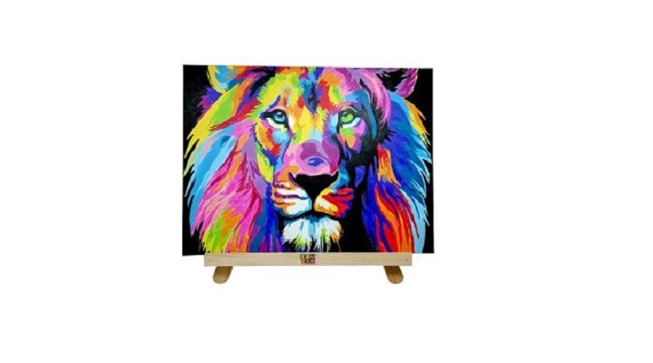 ARTE POR NÚMERO LEÓN DE COLORES