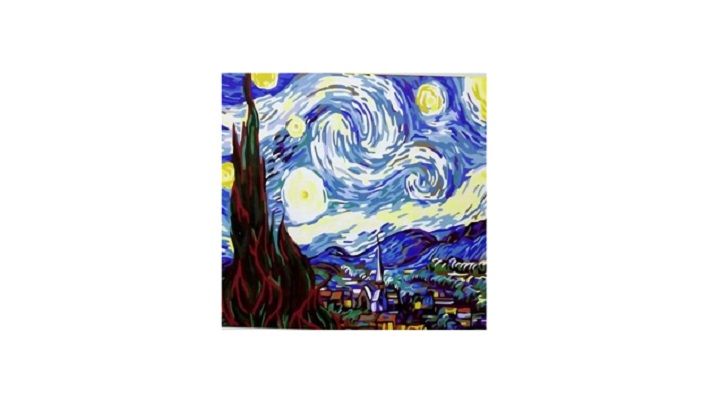 ARTE POR NÚMERO NOCHE ESTRELLADA