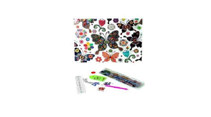 ARTE DIAMANTE MARIPOSAS