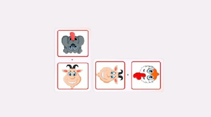 DOMINÓ ILUSTRADO ANIMALES