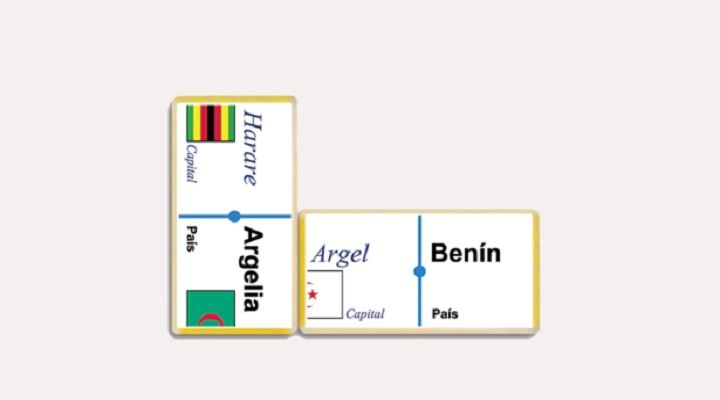 DOMINÓ JR. CAPITALES DE ÁFRICA