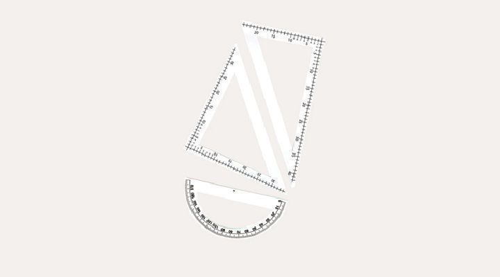 JUEGO DE GEOMETRÍA 3 PZAS.