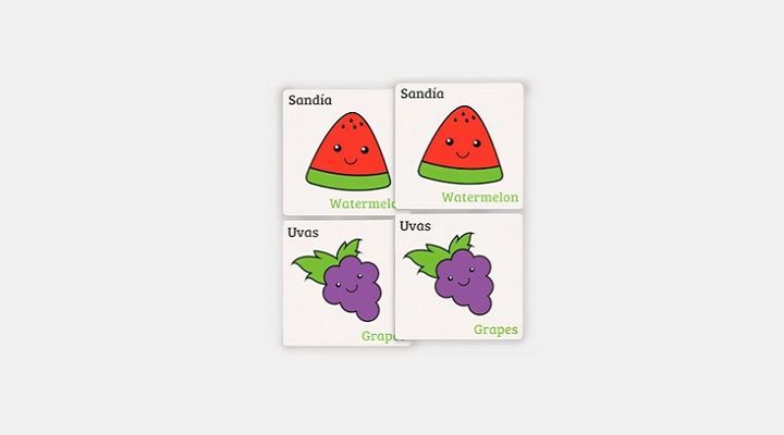 MEMORAMA DE FRUTAS 20 PZAS INYECTADO