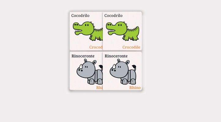 MEMORAMA DE ANIMALES 20 PZAS INYECTADO
