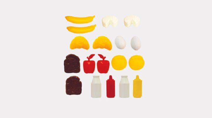 FRUTAS Y LACTEOS 50 PZAS