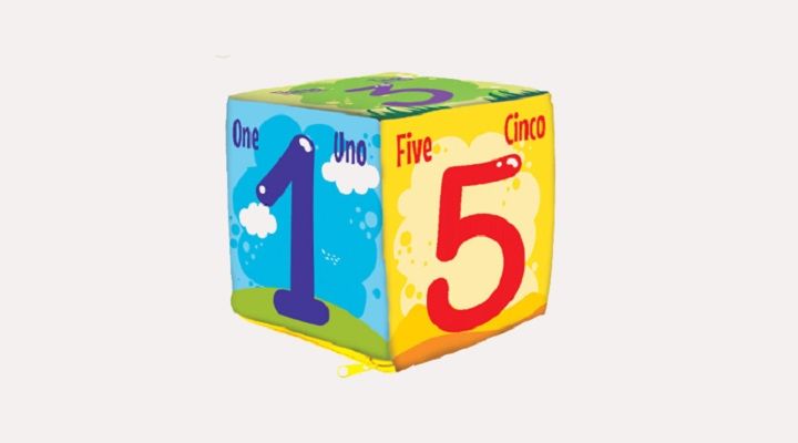 CUBO DE TELA NUMERADO DEL 1-6