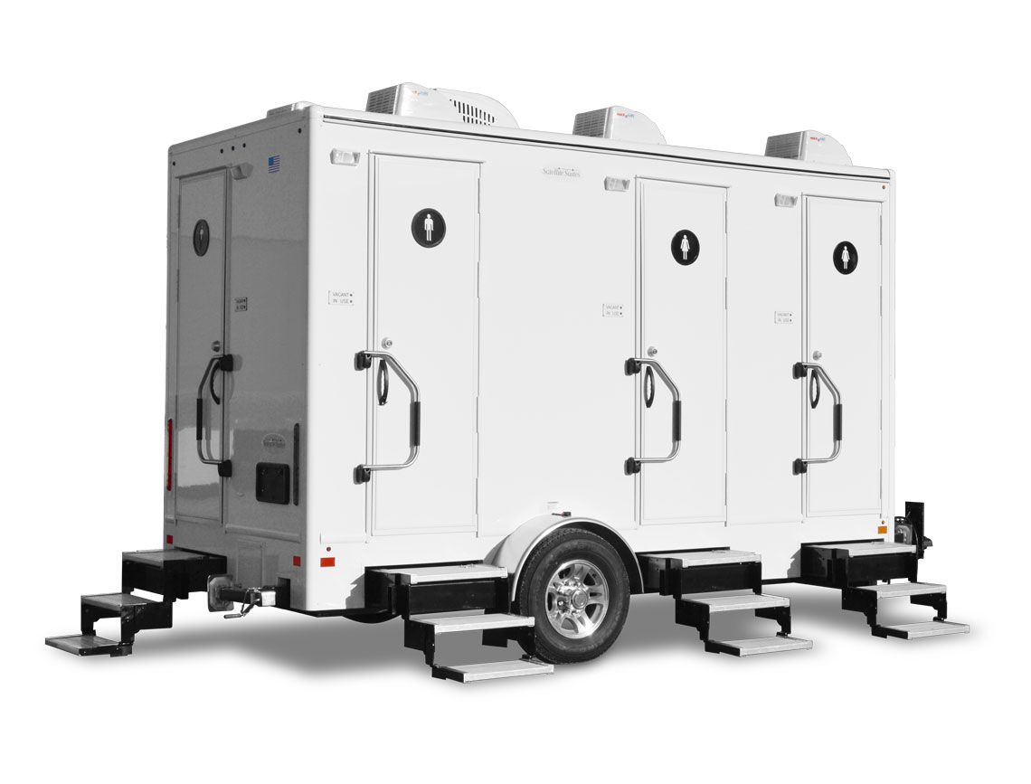 Portable Restroom Trailer Exterior