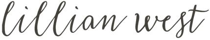 The name lillian west is written in cursive on a white background.