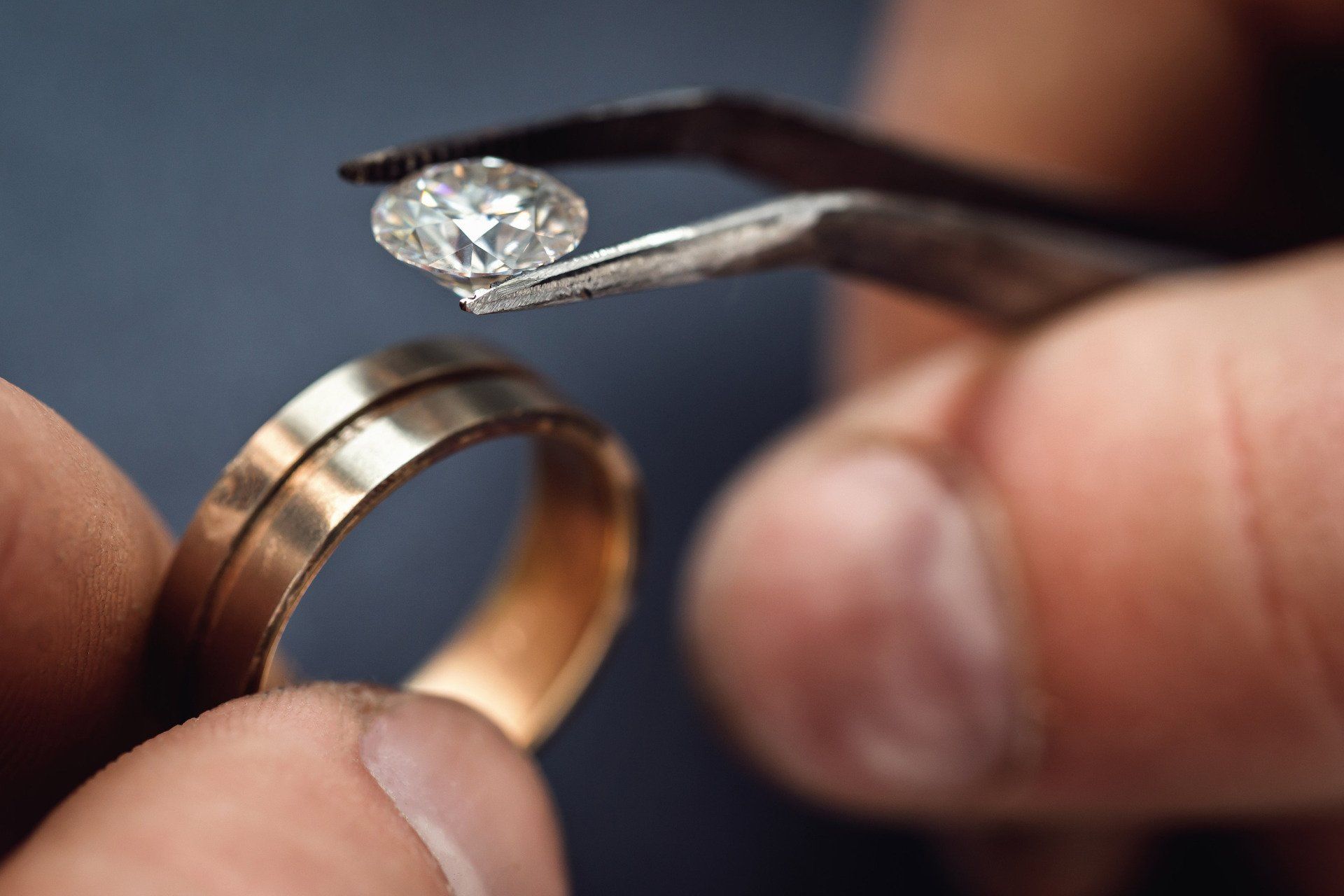 Fitting a Gemstone for the Golden Ring — Arlington, Texas — Diamonds & Designs