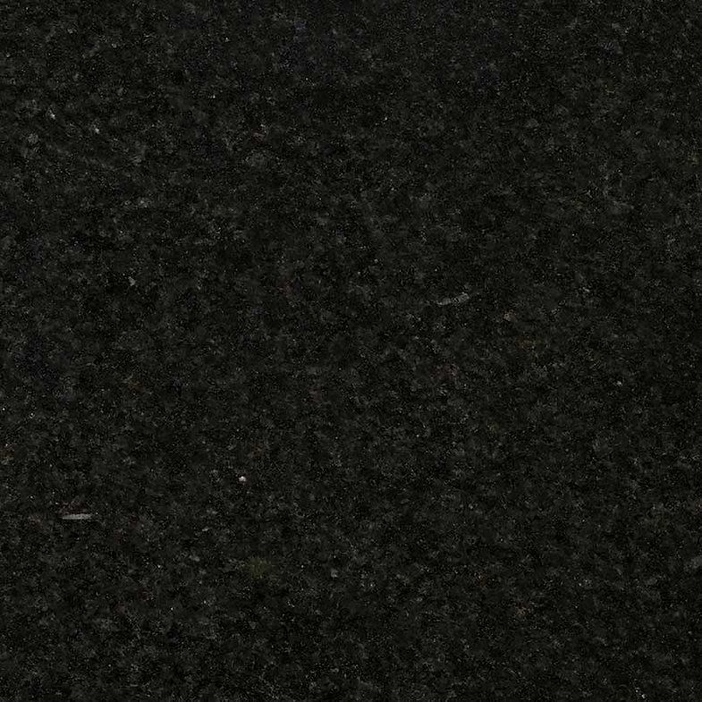 Dark black granite stone surface with a speckled texture.