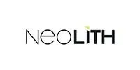 Neolith logo in black font with a green accent on the 