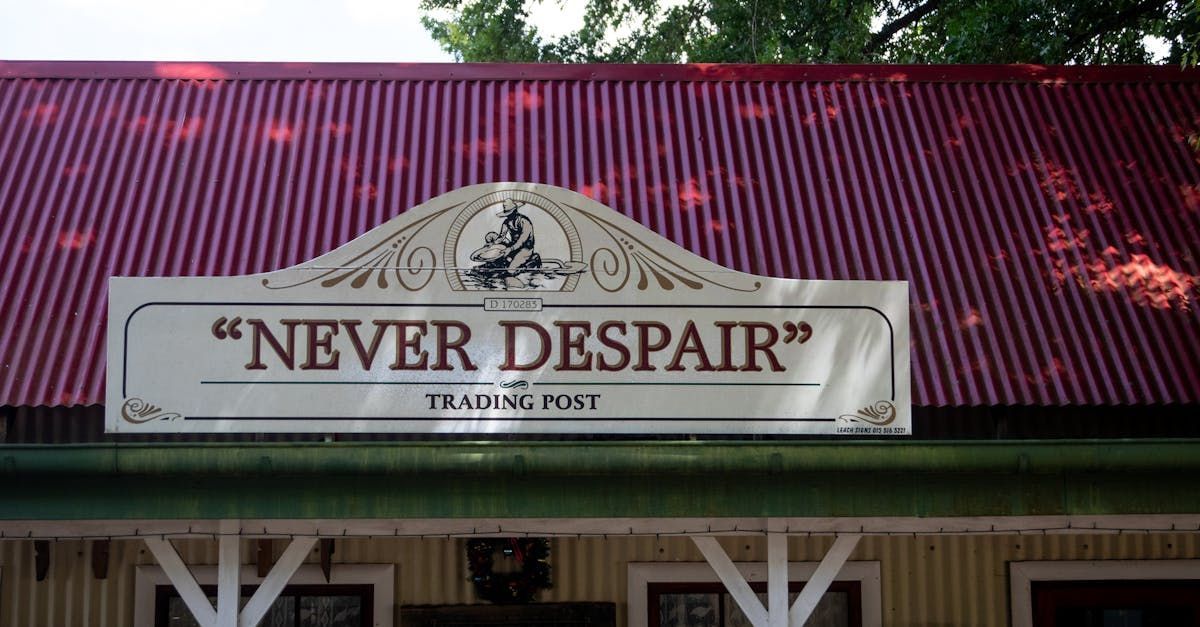 Sign that reads 