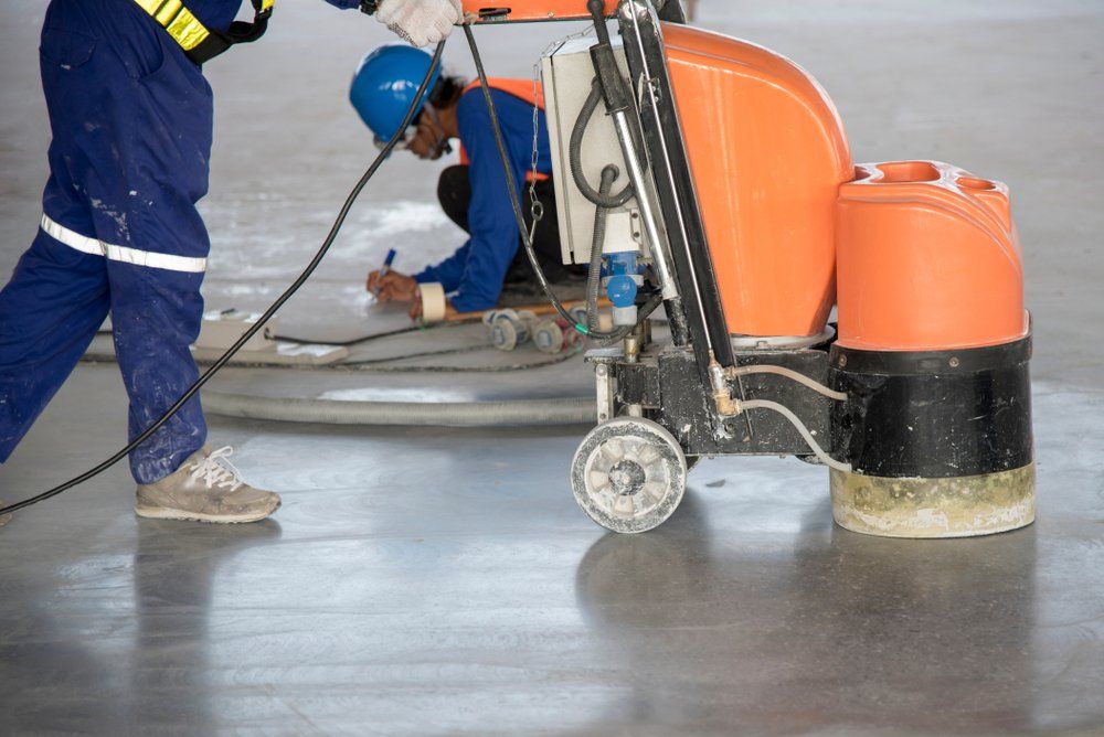 Epoxy Floor in Warehouse — Total Sealing Works Whitsundays in Airlie Beach, QLD