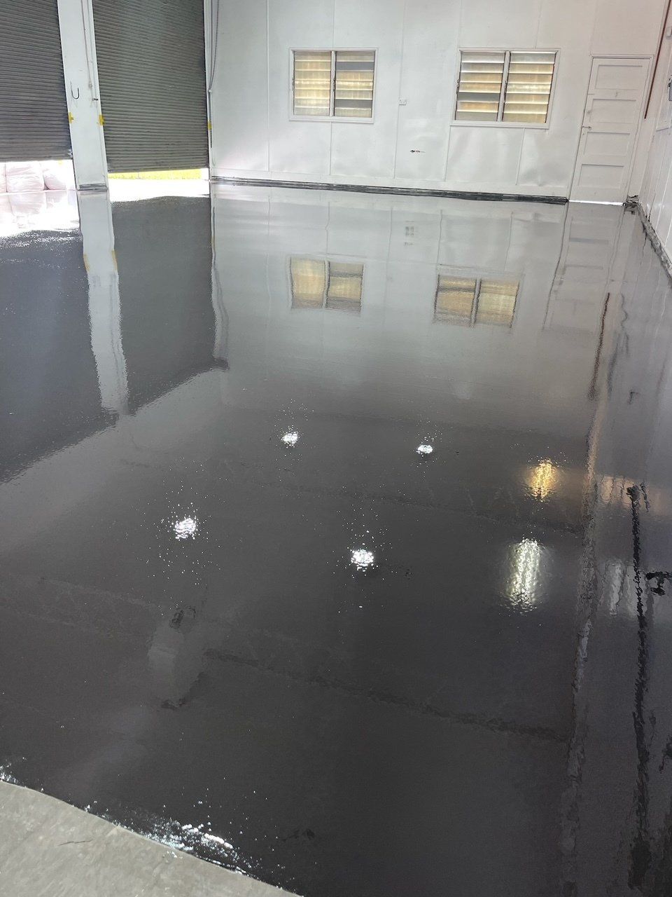 Newly Polished Concrete Flooring