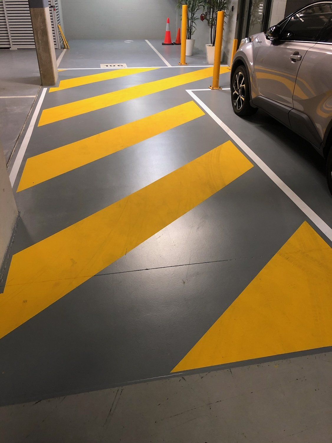 New Yellow Line Markings