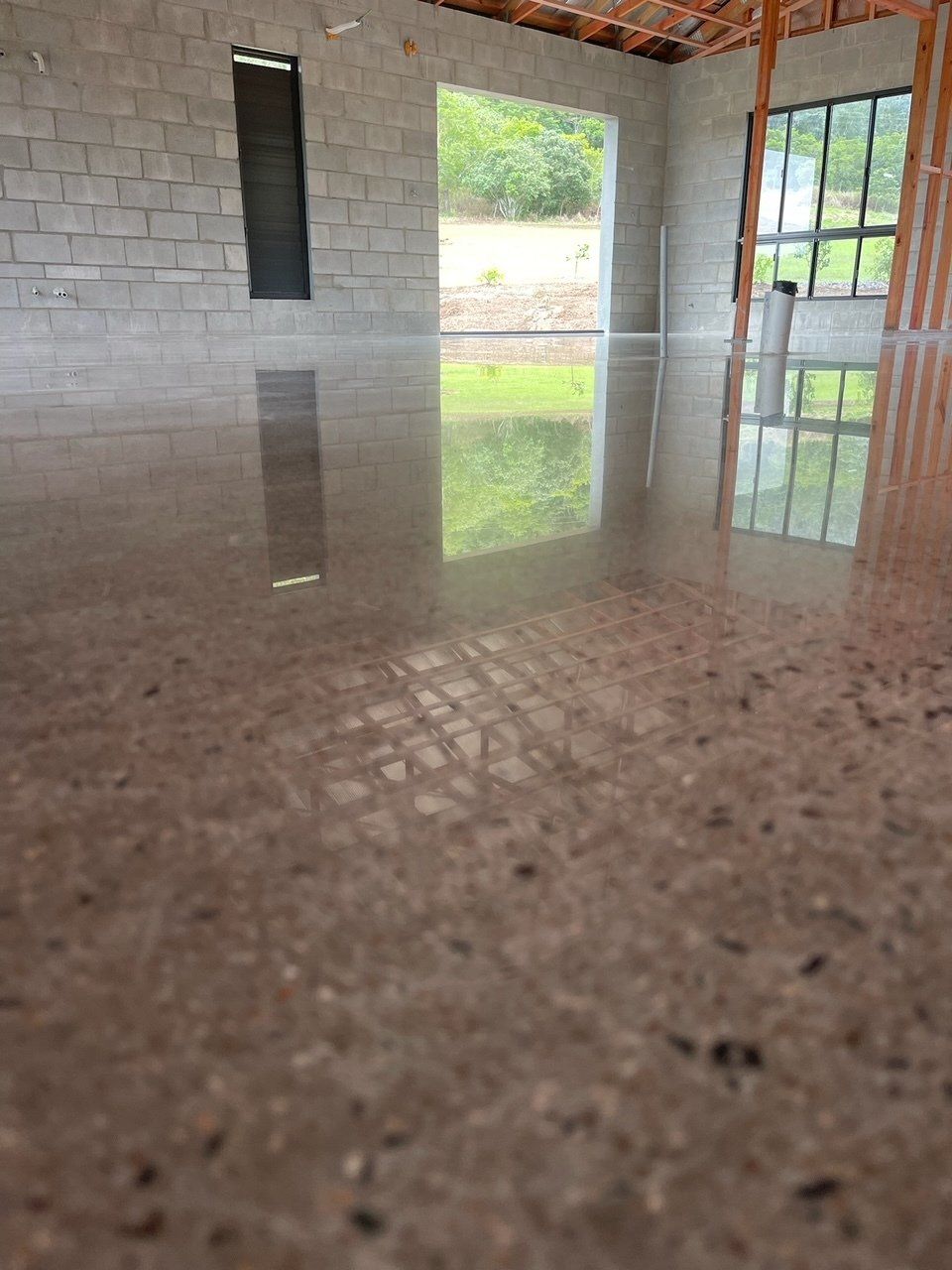 Polished Living Room Floor