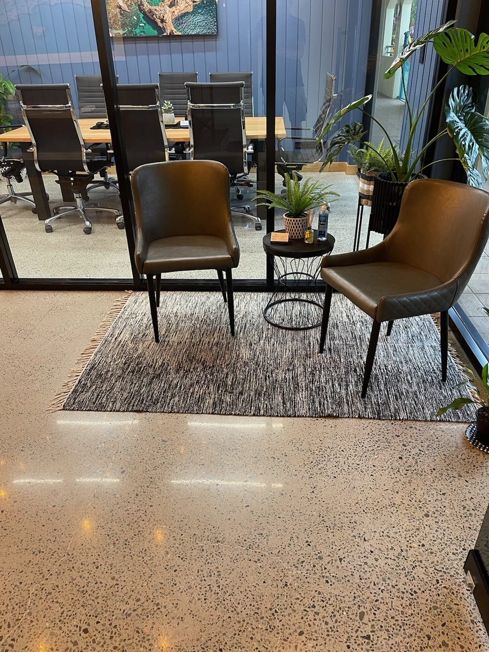 Modern Office With Polished Floors — Total Sealing Works Whitsundays in Cannonvale, QLD