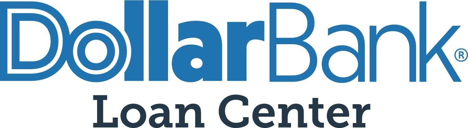 DollarBank Loan Center logo in blue text. DollarBank Loan Center logo in blue text.