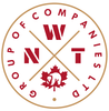 Circular logo: 