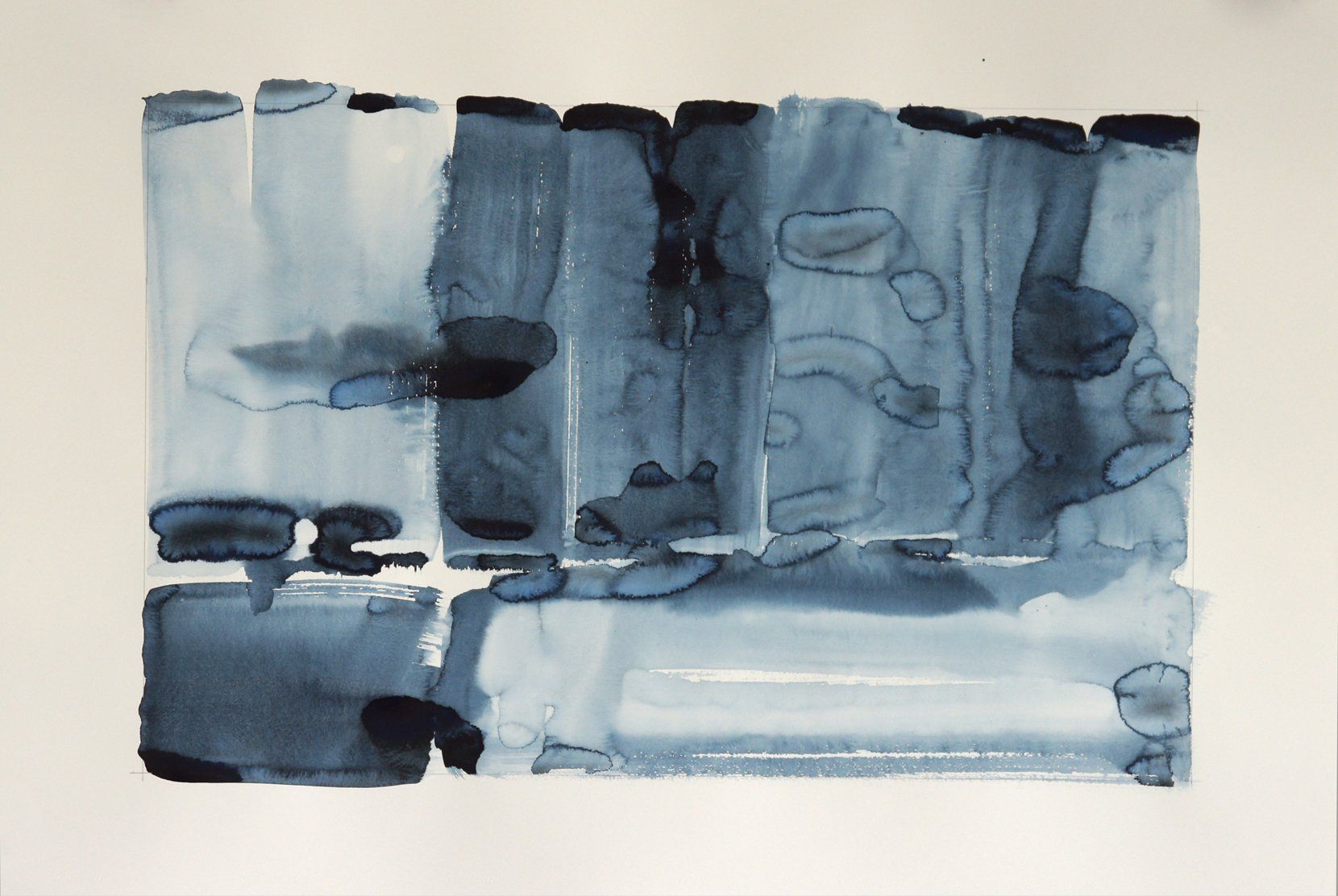Watercolor aquarel monochrome
