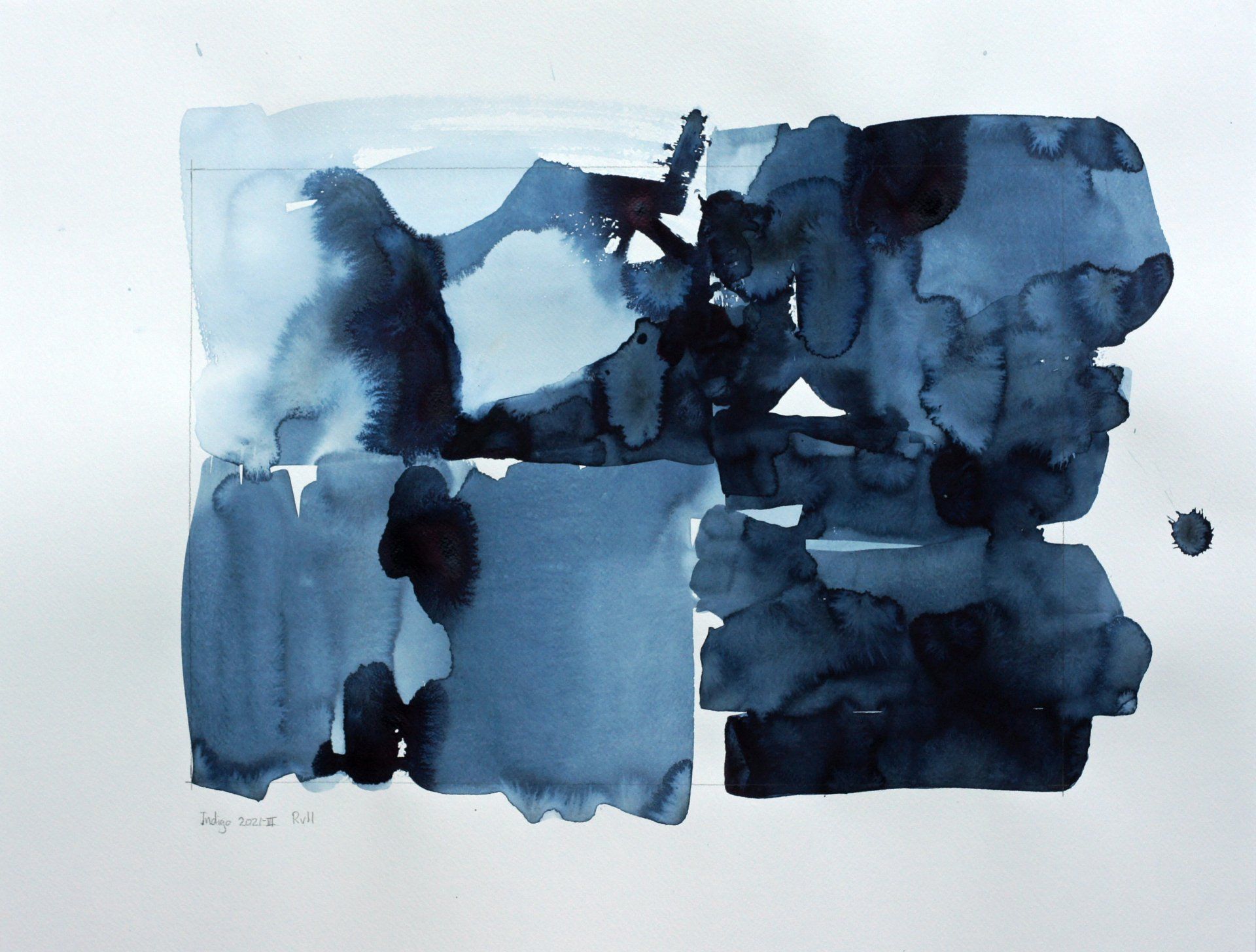 watercolour monochrome fundamental painting