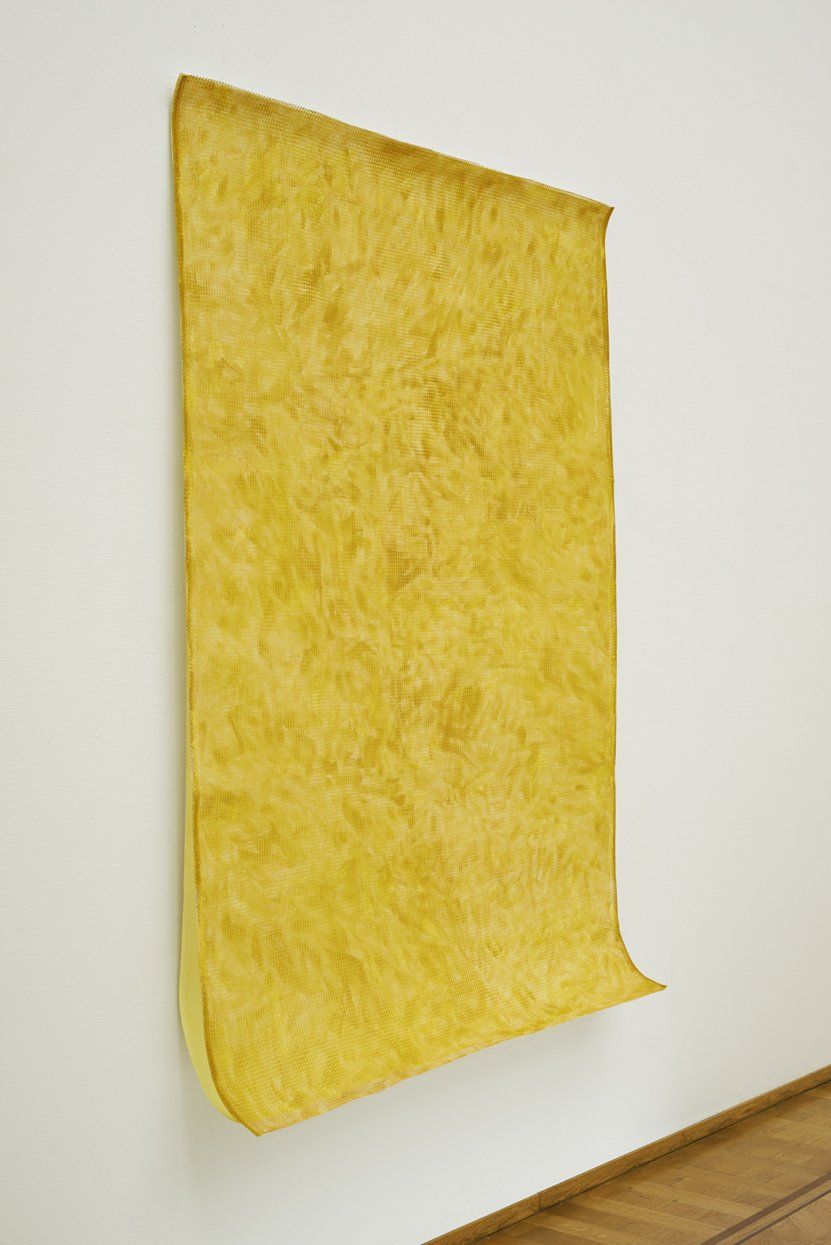 Monochrome Painting Yellow Gold