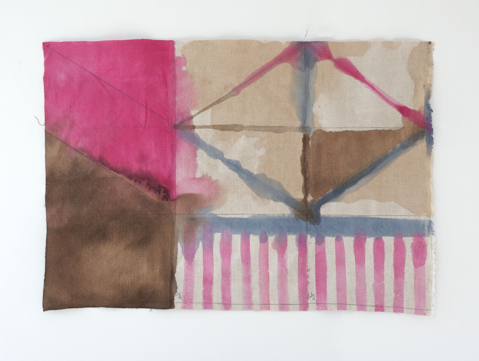 Deze afbeelding linkt door naar de serie kunstwerken Verf en Doek. Daarin eist het doek de hoofdrol op