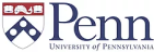 Penn University of Pennsylvania logo with shield icon and blue text