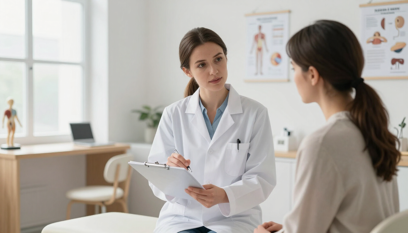 Medical Professional Explaining GLP-1