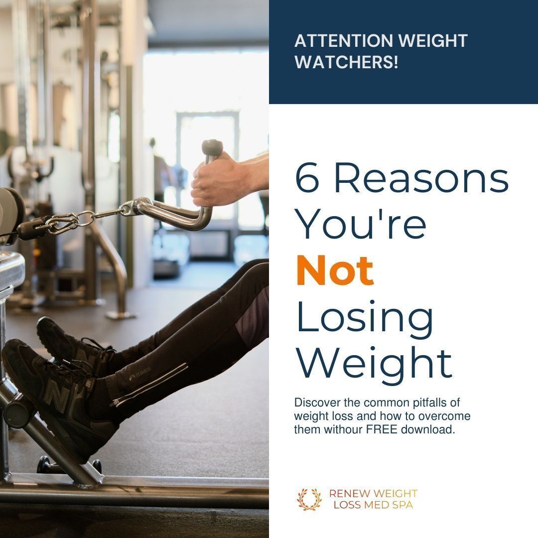 A poster that says attention weight watchers 6 reasons you 're not losing weight